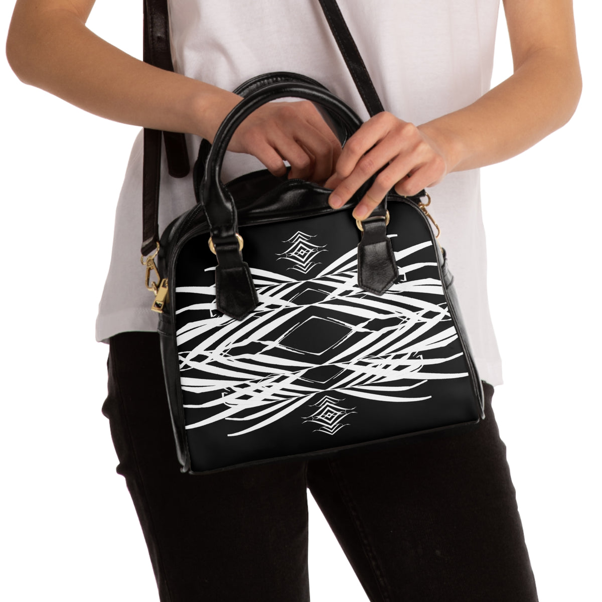 FRONDWAVE-001 Shoulder Handbag