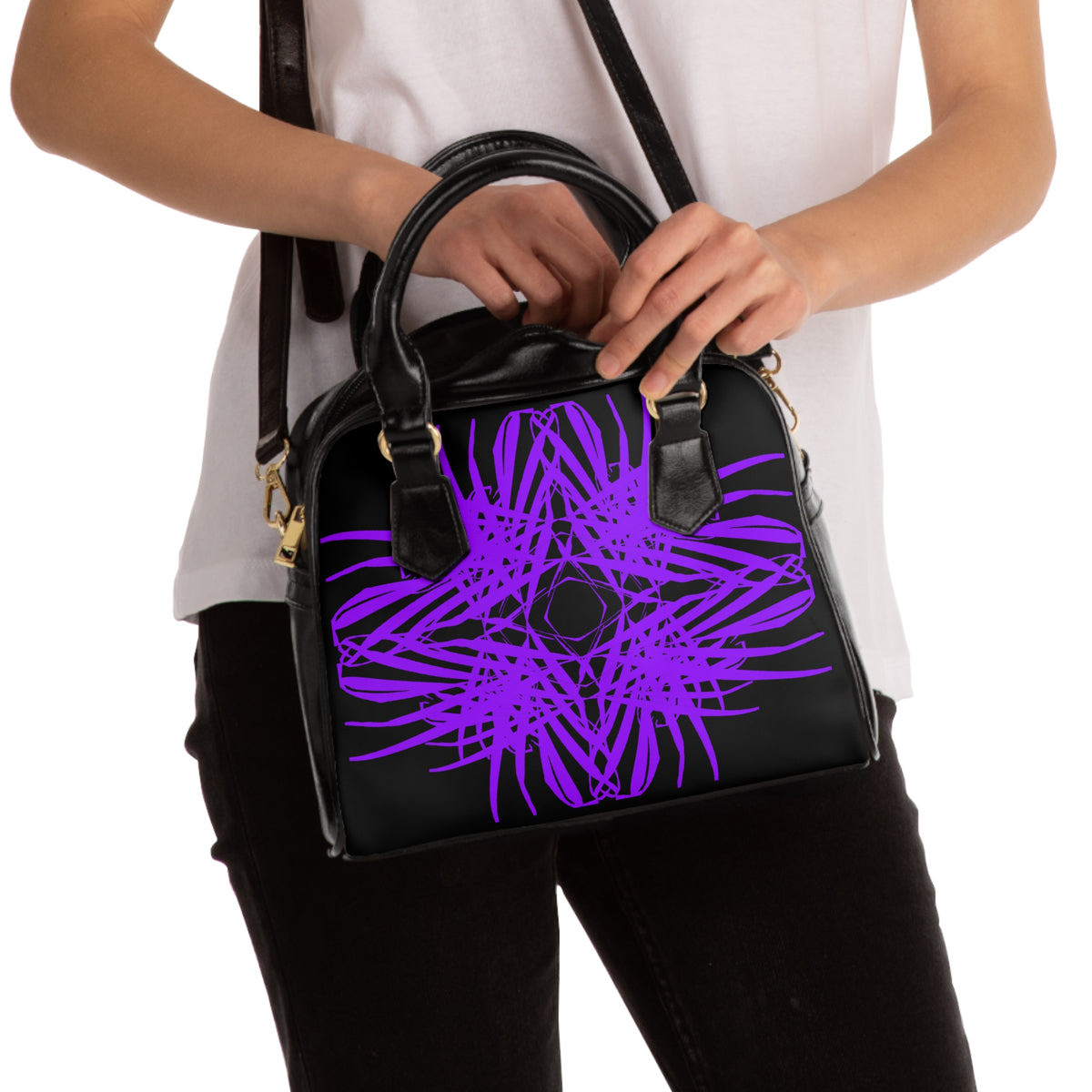 FRONDWAVE-004 Shoulder Handbag