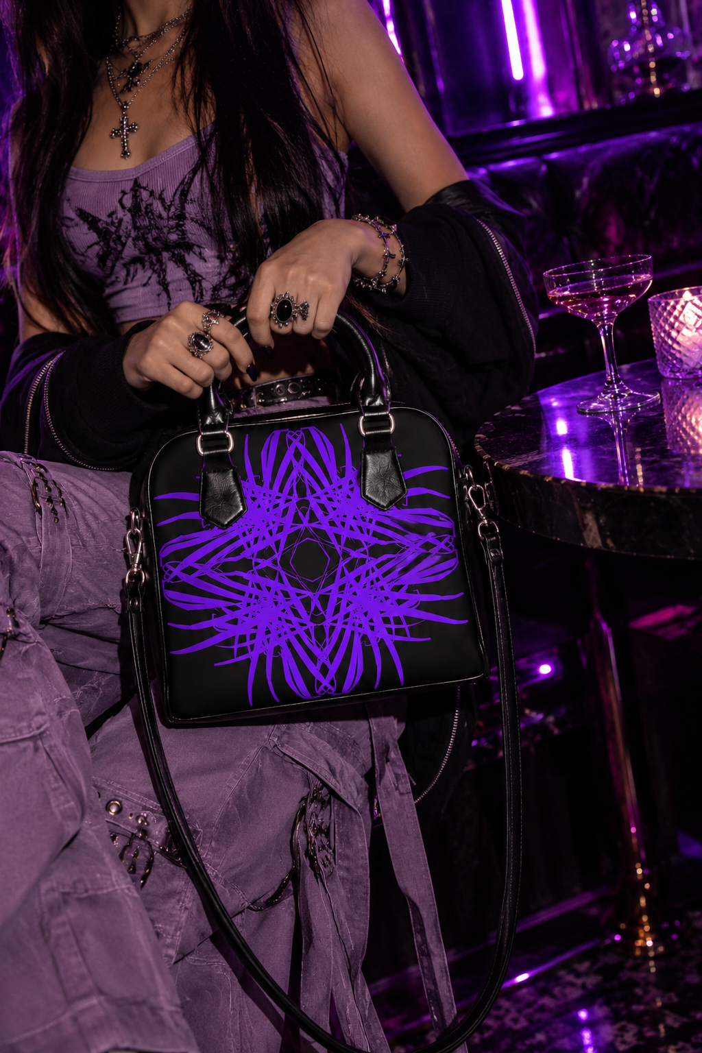 FRONDWAVE-004 Shoulder Handbag